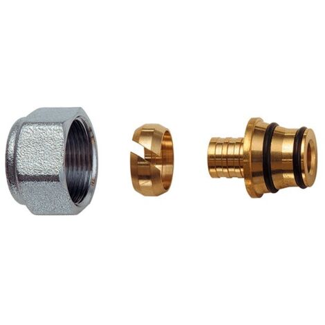 ADATTATORE TUBO PLASTICA CON CALOTTA - 15 x 2,5 (1/2)