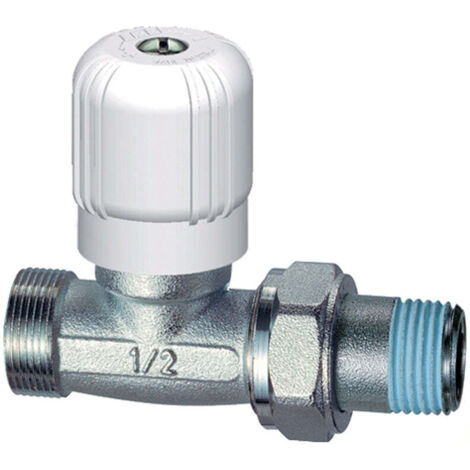 VALVOLA FAR DIRITTA PER TUBO RAME PLASTICA MULTISTRATO - 3/8 x 24-19 (1/3)