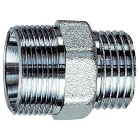 FAR 5010 Raccordo Diritto Cromato Maschio Ø1/2"X24/19 - 5010 12 (1/4)