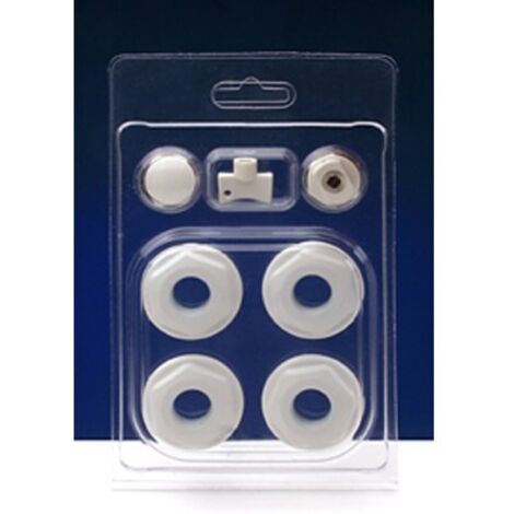 ERCOS COMBY KIT RIDUZIONI BOMBATE 3/8 CON TAPPO CIECO E VALVOLA SFIATO SK3/8