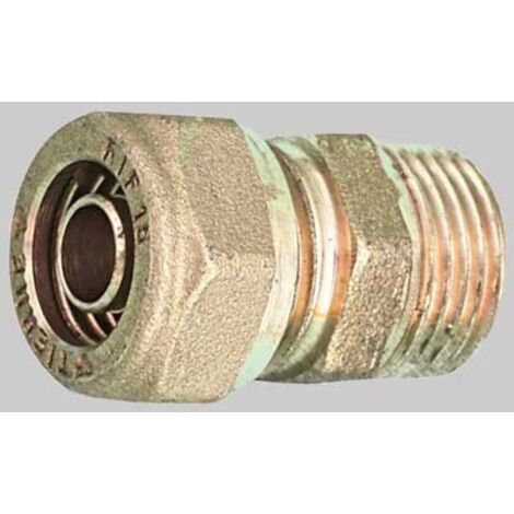RACCORDO DIRITTO MASCHIO PER TUBO COBRA-PEX - 3/4 x 18 S. 2,5