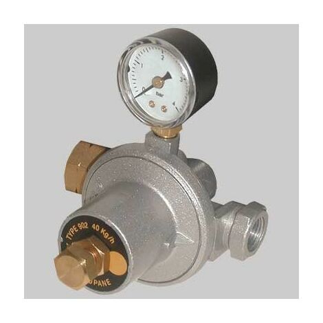 HONEYWELL - RIDUTTORE PRESSIONE ARIA ACQUA AZOTO BRAUKMANN 3/4 PN 25 CON  MANOMETRO D06F-3/4AM, Trattamento Acque e Filtri