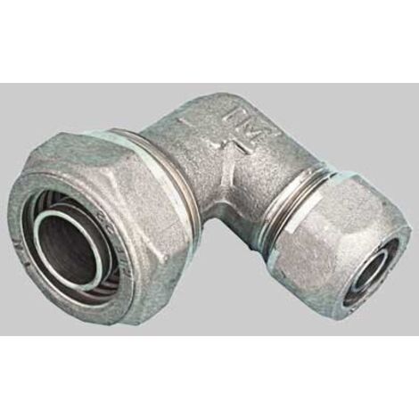 RACCORDO A GOMITO DOPPIO RIDOTTO PER TUBO COBRA-PEX - 22 x 15 S. 3 - S. 2,5