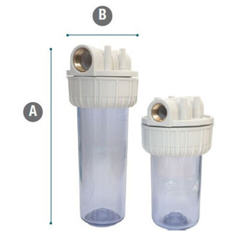 Filtro Euroacque In Plastica | Attacco ½” | Modello 1000 | Per Impianti Idraulici | Affidabile E Resistente