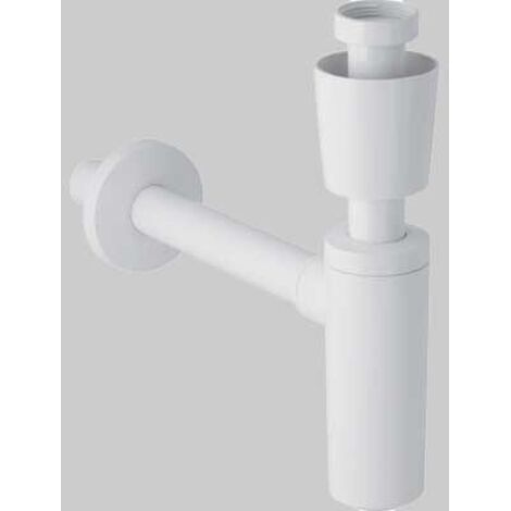 SIFONE A VISTA PER LAVABO - BIANCO Ø 40 x 1"1/4
