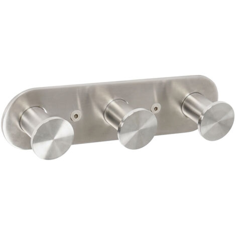 APPENDIABITO TRIPLO MOD. BLIZZ SPAZZOLATO Spazzolato cm 17,5xh.4,5x3,4 (1/2)