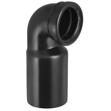 Curva 90° PE-HD per wc sospeso ø90x90 mm a saldare 366.925.16.1