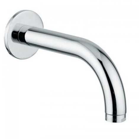 BOCCA DI EROGAZIONE MINIMALE FISSA A PARETE cm 16 IDRAL