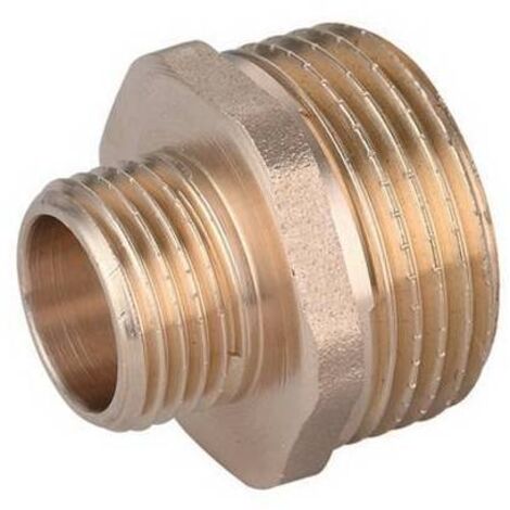 NIPPLES DIRITTO RIDOTTO MM OTTONE GIALLO IBP 2" x 1" IBP
