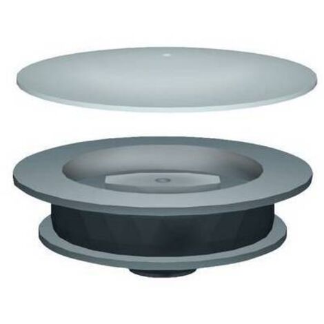 TAPPO PER POZZETTO A PAVIMENTO CON PIATTELLO INOX Diam. 100 NICOL