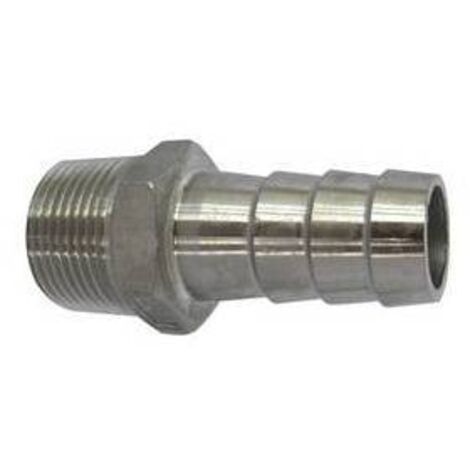 RACCORDO PORTAGOMMA MASCHIO ACCIAIO INOX Misura: 3/4"