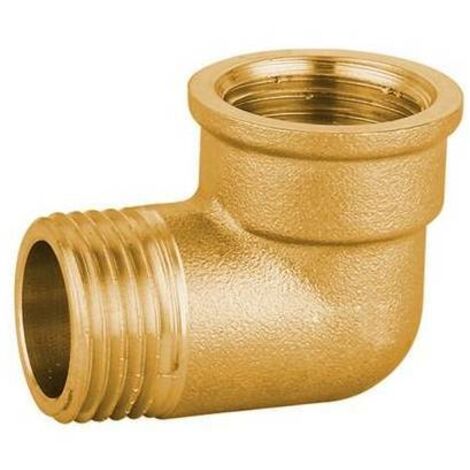 GOMITO MF IN OTTONE GIALLO PESANTE IBP Misura: 3/4"