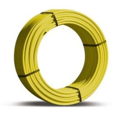 100 x TUBO MULTI-DIAN GIALLO NUDO PER GAS Misura: Diam. 20