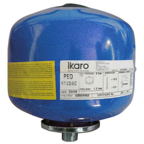 Sfera autoclave a membrana intercambiabile 36 cm  in gomma naturale 24 litri