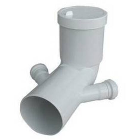 CURVA BIANCA WC PROLUNGATA ATTACCO BICCHIERE DOPPIO VALSIR Diam. 110 / 40 VALSI