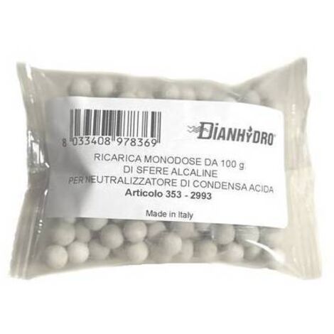 RICARICA MONODOSE PER NEUTRALIZZATORE DI CONDENSA ACIDA 100 gr DH