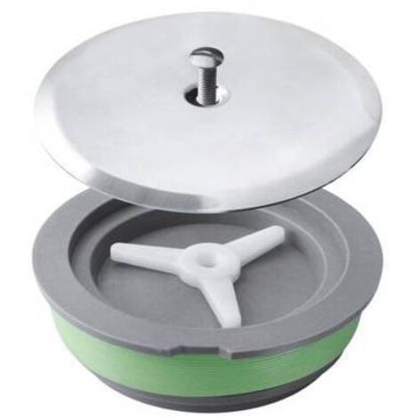 TAPPO AD ESPANSIONE PER SIFONI A PAVIMENTO PIATTELLO 125 MM Diam. 90 - Piattello 125mm BONOM