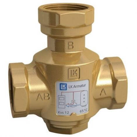 VALVOLA ANTICONDENSA THERMO VAR LK 823 FIL. FEMMINA 1" Temp. aper. 55 °C (1/2)
