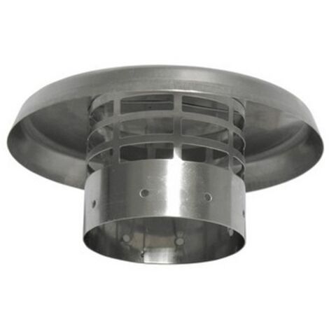 CAPPELLO IN ACCIAIO INOX LUCIDO DIAM.80 Diam.80 STABI