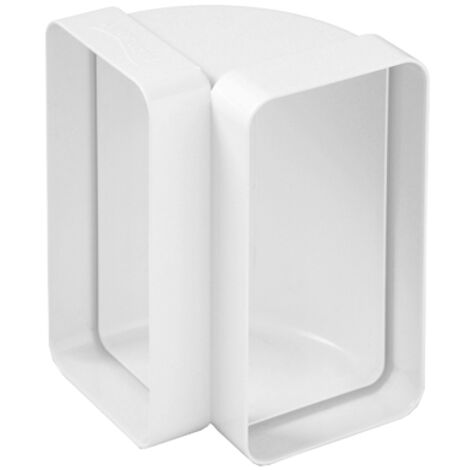 Curva verticale in abs FIRST per tubo cappa 150x70 mm