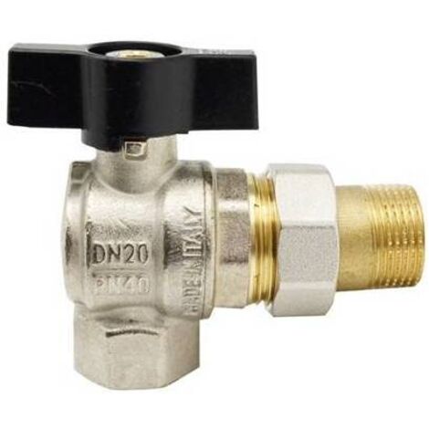 VALVOLA A SFERA A SQUADRA PER COLLETTORE 3/4" EFFEBI