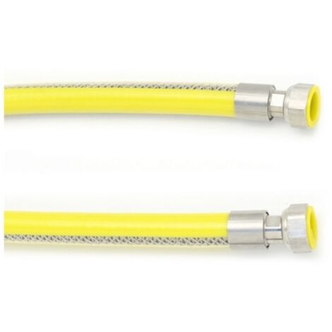 TUBO FLESSIBILE IN ACCIAIO FF PER GAS cm. 200 ATON