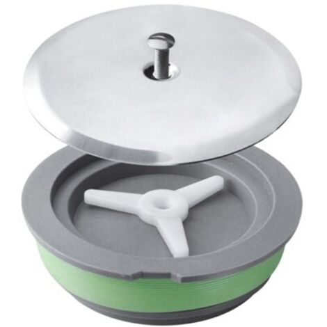 TAPPO AD ESPANSIONE PER SIFONI A PAVIMENTO PIATTELLO 125 MM Diam. 100 - Piattello 125mm BONOM