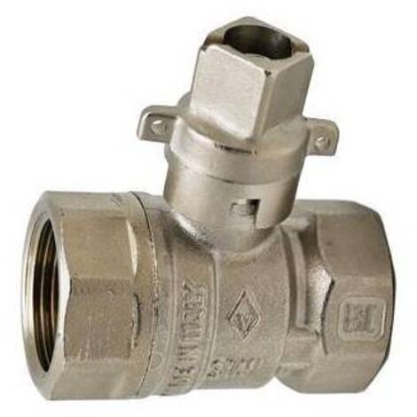 VALVOLA A SFERA FF QUADRO PIOMBABILE 3/4" DN 20 BUGATTI