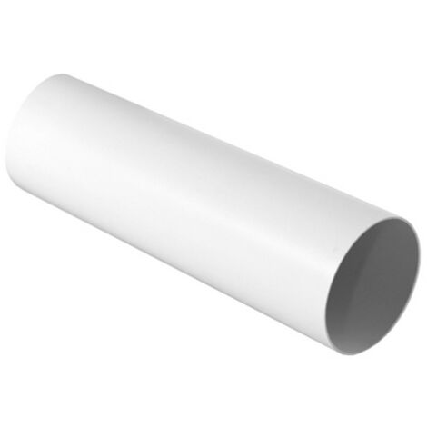 Tubo cappa tondo per sistema di aerazione canalizzata bianco FIRST D10x100 cm