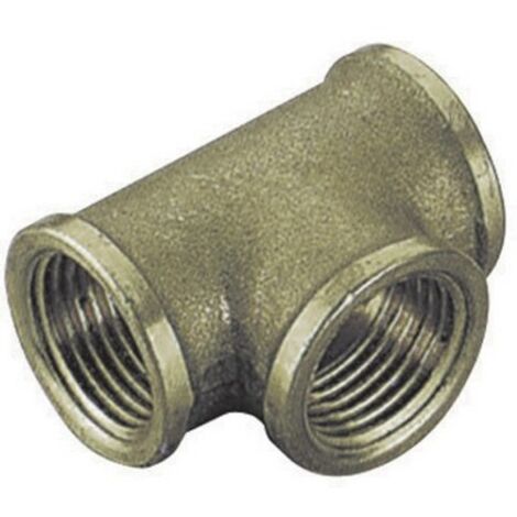 TEE FF IN OTTONE GIALLO T 1"1/4