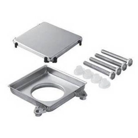 GRIGLIA DA PAVIMENTO IN ACCIAIO INOX DOUBLE-FACE 100 x 100 mm
