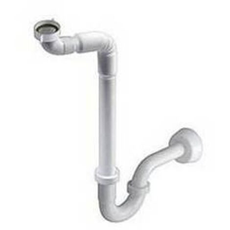 SIFONE CON BRACCIO FLESSIBILE PER LAVABI RECLINABILI 1 1/4 x 32 BONOMINI