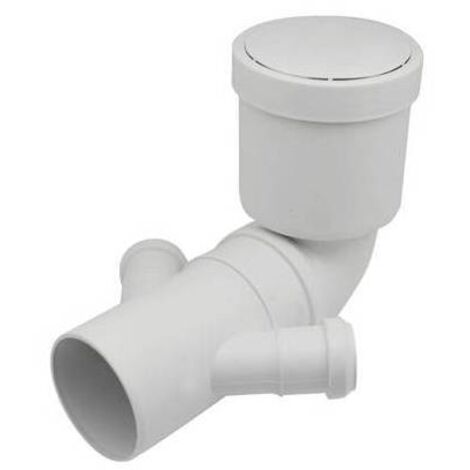 CURVA WC PROLUNGATA CON DOPPIO ATTACCO Diam. 90/40 VALSIR