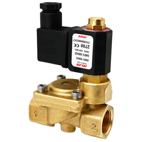 ELETTROVALVOLA PER ACQUA NORMALMENTE APERTA C/BOBINA E CONNETTORE MEM 3/4 ROTOR