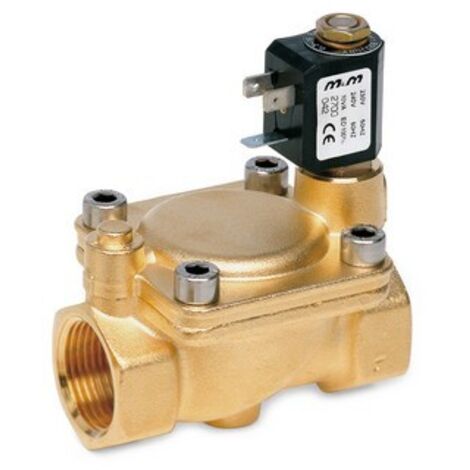 ELETTROVALVOLA PER ACQUA NORMALMENTE CHIUSA C/BOBINA E CONNETTORE MEM 1/2 ROTOR