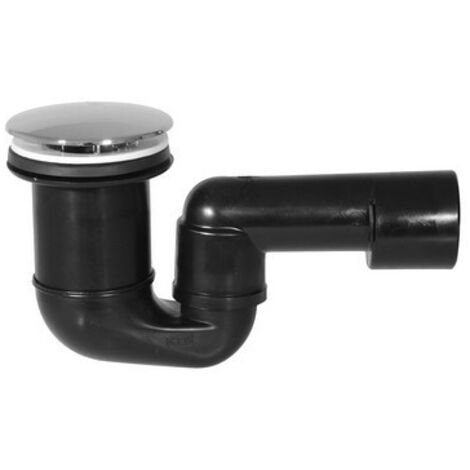 Piletta doccia con sifone snodato pehd  e coperchio abs  Coperchio ABS D. 80 Ghidini