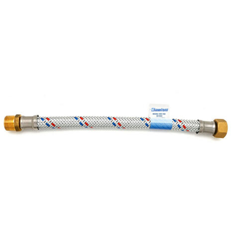 FLESSIBILE ANTIVIBRANTE IN ACCIAIO ZINCATO MF CM 20 2"