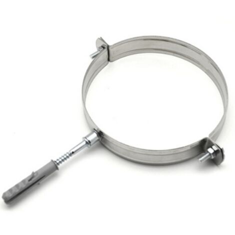 COLLARE DI FISSAGGIO IN ACCIAIO INOX Diam. 120 DK (1/2)