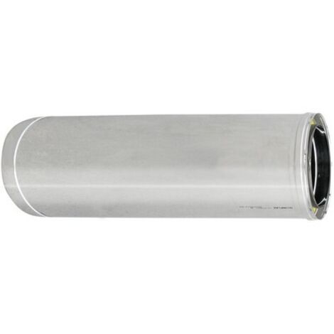 TUBO ACCIAIO INOX 316L DOPPIA PARETE MT 0.50 D. Int. 200 - D. Est. 250