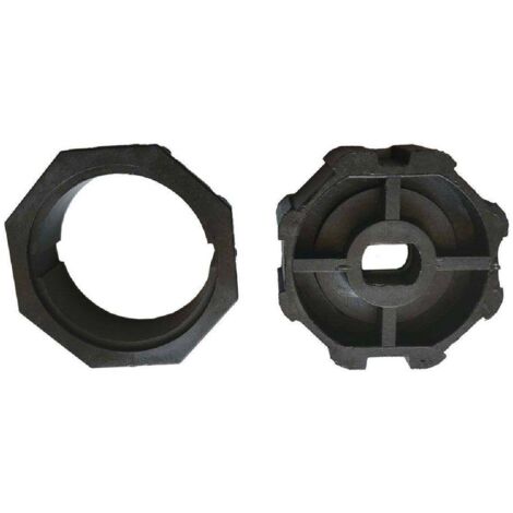 Adattatore ottagonale in plastica compatibile con il rullo del motore per tapparelle Ø 60 mm (1/4)