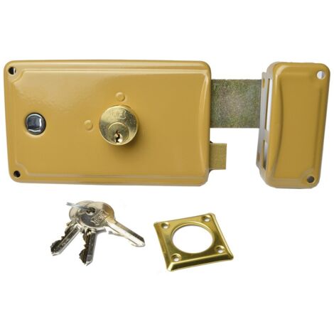 SERRATURA PORTONCINO ORIZZONTALE 'P33 CF' 3 mandate - E60 Sx FF (1/2)