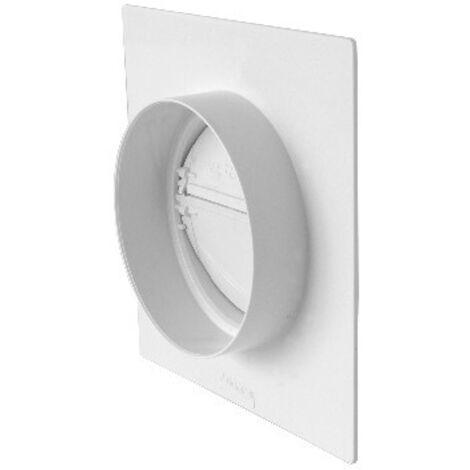 Placca passaggio a muro per tubo cappa tondo FIRST D125 mm