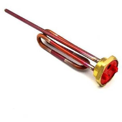 Resistenza curva con tappo esagonale  W 1500 - L. 275 mm 220-240V UNIVAL
