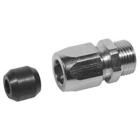 ADATTATORE PORTAGOMMA PER FLESSIBILE GAS FF INOX ESTENSIBILE