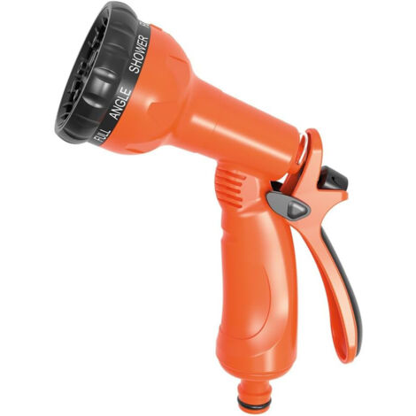 PISTOLA MULTIGETTO IRRIGAZIONE 8 FUNZIONI GIARDINO ATTACCO RAPIDO PVC LIF