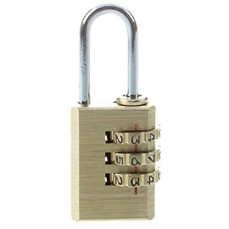 Lucchetto cifrato da 21 mm per valigia sicurezza senza chiavi per bagagli e zaini (1/4)