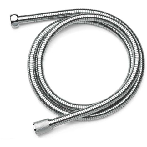 Metaform Flessibile per doccia 150 cm tipo Extra con attacco conico e doppia aggraffatura in acciaio inox con finitura lucida ricambio per soffioni e saliscendi (1/3)