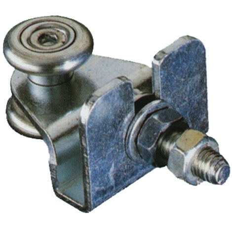 CARRELLO A 2 CUSCINETTI CON PIASTRA ART.38/24+42 ø mm 24 - 8 MA