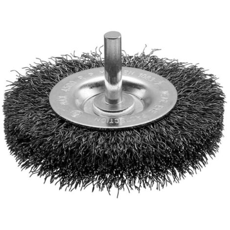 SPAZZOLA CIRCOLARE CON GAMBO Ø mm 75 - spessore fili 15 mm (1/2)