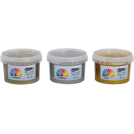 GLITTER PRISMATICI PER DECORAZIONI ml.250 - colore rosso